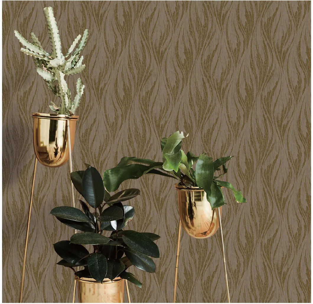 Factory Wholesale Competitive Non-Woven Wallcovering Classic Vinyl PVC Wallpapers for Wall Decor