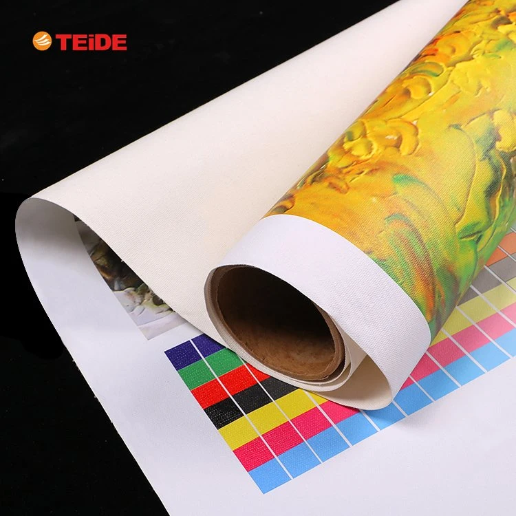 Large Width Seamless Wall Fabric with Custom Design Blank Wallpaper Rolls Fit for Latex/UV/Eco-Solvent Printing Wallpapers/Wall Coating