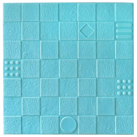 Tablero de pared de espuma XPE de diseño de ladrillo/papel tapiz autoadhesivo para guardería