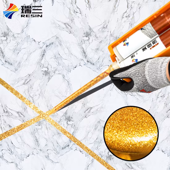 Lechada epoxi con purpurina de alta presión para sellador embellecedor de azulejos