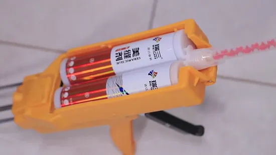 Sellador de lechada epoxi flexible premezclado para piso de baldosas de cerámica de baño de colores
