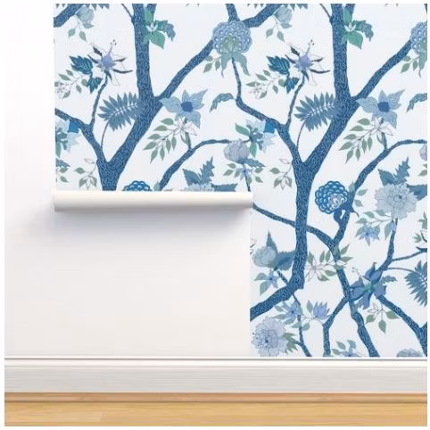 La decoración del hogar Eco solvente UV imprimible en blanco de vinilo en blanco de inyección de tinta papel tapiz no tejido para imprimir